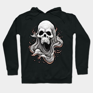 Eerie Halloween Ghoul Art - Spooky Season Delight Hoodie